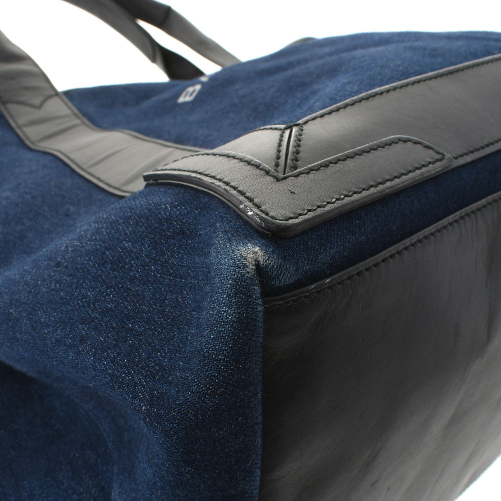 Balenciaga Handbag Cabas Leather Blue Indigo Denim Blue Navy - Picture 6 of 11